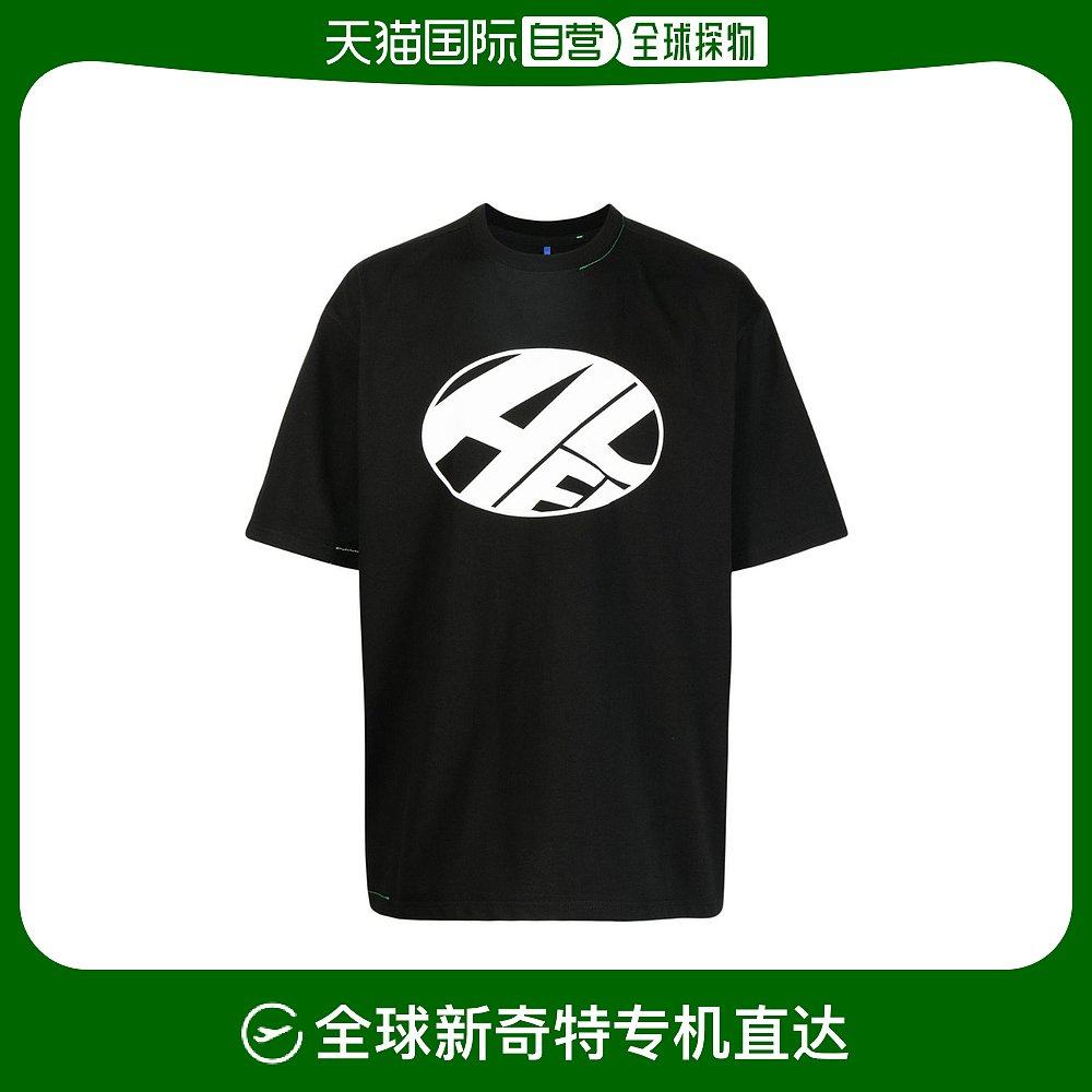 香港直邮ader error 徽标印花短袖t恤 blassht07bkblack