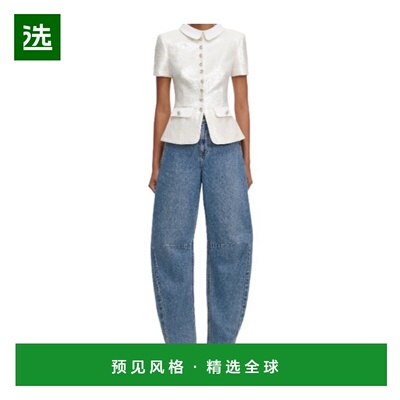 1h可退 香港直邮SELF-PORTRAIT 女士衬衫 RS26016TW SS2026 白色