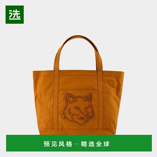 1h可退 香港直邮MAISON KITSUNE 女士 徽标大号托特包 LW05104WW0