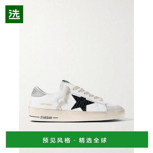 1h可退 香港直邮GOLDEN GOOSE 男士 白色 Stardan 运动鞋 GMF0012