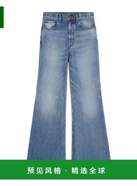 香港直邮CELINE 男士牛仔裤 RP0ET930FGFV6 SS2026 蓝色 喇叭牛仔