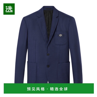 香港直邮Versace 翻领长袖西装外套 10161551A08858范思哲休闲风