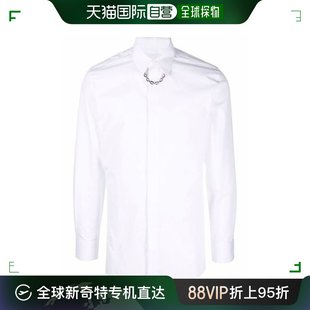 衬衫 香港直邮GIVENCHY 白色棉长袖 100 男士 BM60S1109F