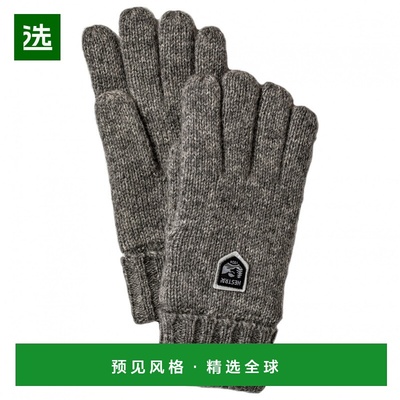 香港直邮HESTRA 男士手套 2022743CHARCOAL CO 黑色