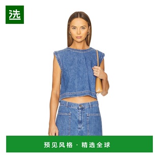 1h可退 香港直邮Velvet 女士 Loren 上衣 LOREN07 blue蓝色 舒适