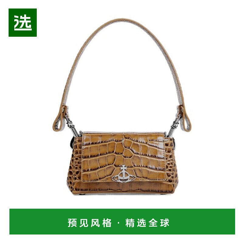 香港直邮Vivienne Westwood 纹理压花 Hazel 小号手提包 4304006R