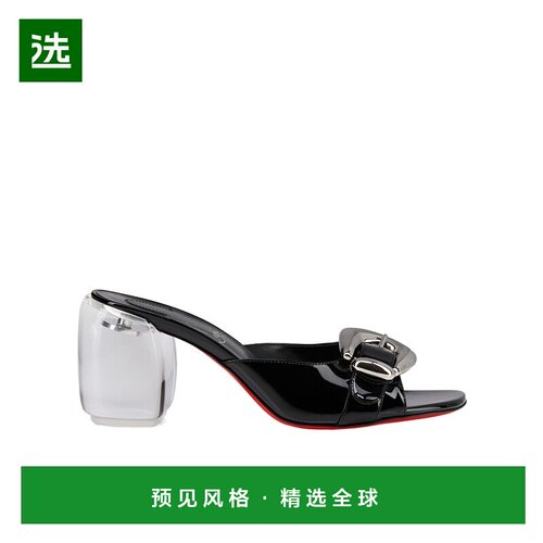 香港直邮Christian Louboutin 方头高跟凉鞋 3250319_
