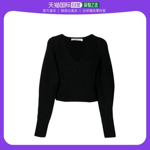 韩国直邮IRO23FW毛衣女ADSILAWP12BLA01BLACK