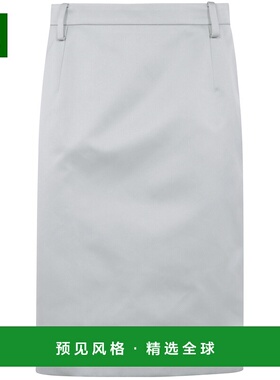 香港直邮N21 女士半身裙 C02352795420 AW2025 灰色 SATIN PENCIL