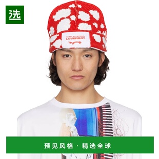 1h可退 香港直邮Charles Jeffrey Loverboy 男士 红色 & 白色 Lov