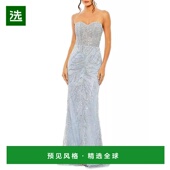 美国直邮 Mac Duggal 1h可退 装 饰露肩礼服