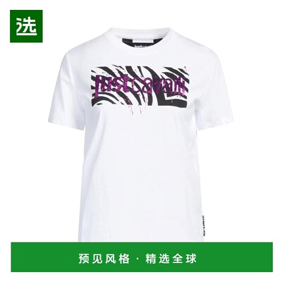 1h可退 【美国直邮】just cavalli 女士 上装T恤短袖针织衫