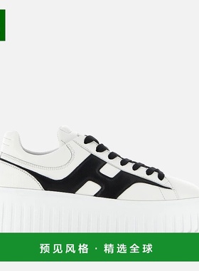 欧洲直邮Hogan H-Stripes黑色/白色运动鞋女款