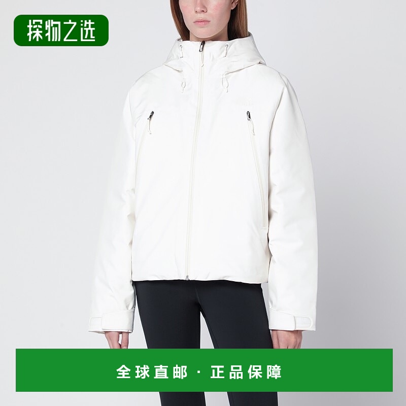 香港直邮the north face 北面 女士 MOUNTAIN RANGE 白色连帽羽绒