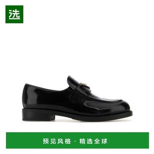 一脚蹬 1D329N055FDD25普拉达单鞋 香港直邮Prada Chocolate乐福鞋