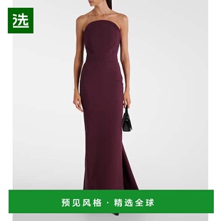 1h可退 香港直邮SOLACE LONDON 女士 Citra 无肩带礼服 purple紫
