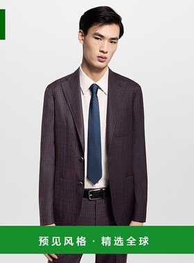 1h可退 欧洲直邮LV路易威登 Fishnet系列男士藏青色真丝logo标识