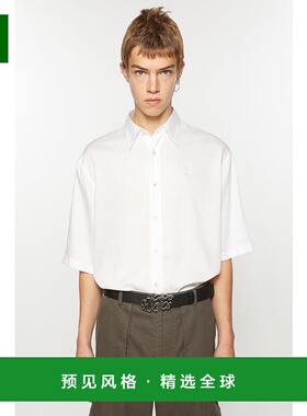 欧洲直邮ACNE STUDIOS（艾克妮）女士24年上新条纹纽扣衬衫