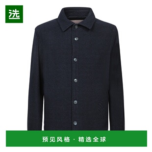 欧洲直邮HERNO 男士衬衫GI00060UR33378R9200羊毛男装