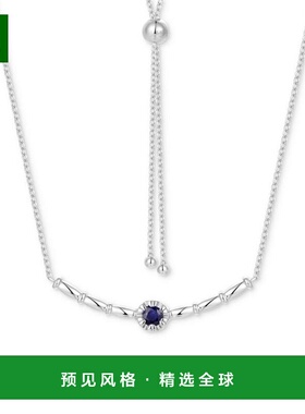 1h可退 【美国直邮】Macy's|祖母绿抛光条 18 英寸 Bolo 项链（1/