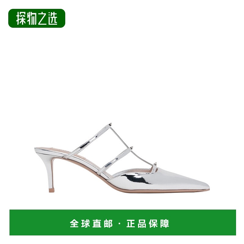 香港直邮Valentino 尖头踝带高跟凉鞋单鞋华伦天奴 WS0JB1VNM