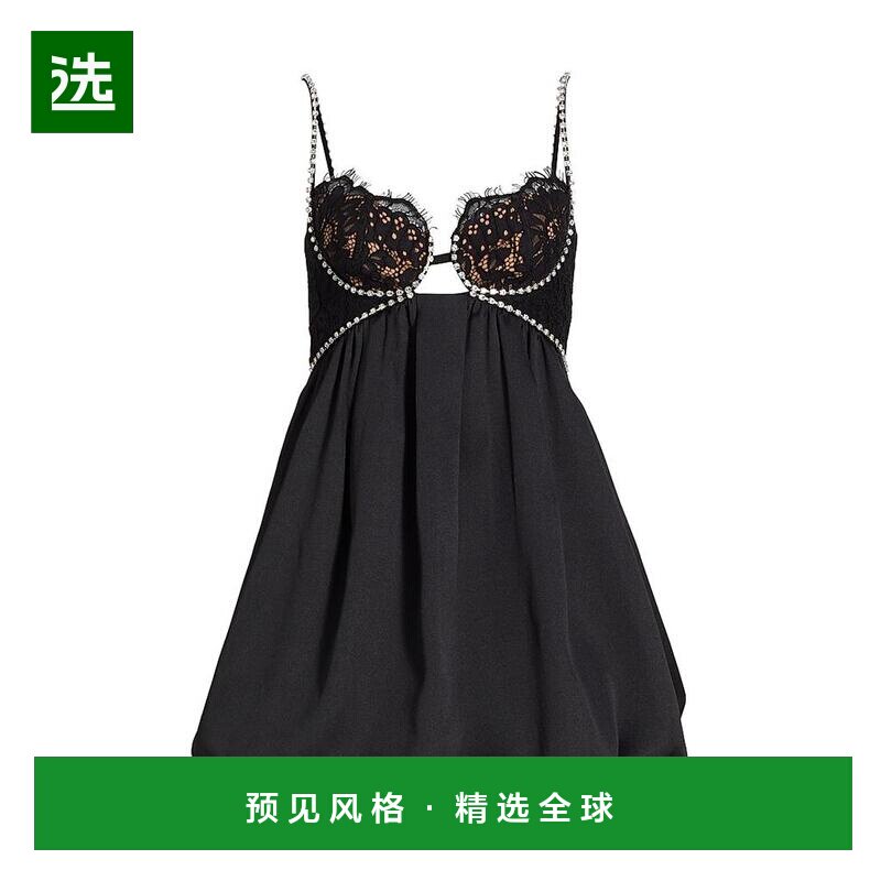 1h可退 【美国直邮】self portrait 女士 连衣裙蕾丝紧身时尚高端