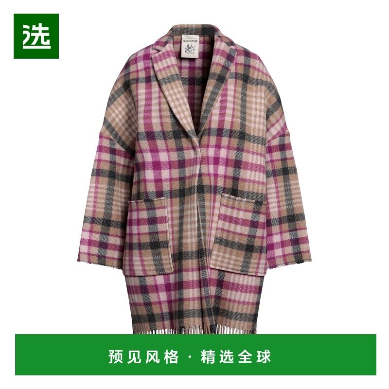 1h可退 香港直邮Semicouture 女士 大衣 pink粉色 舒适时尚,女装/女士精品,风衣,淘宝优惠券,粉丝福利购,淘宝优惠卷