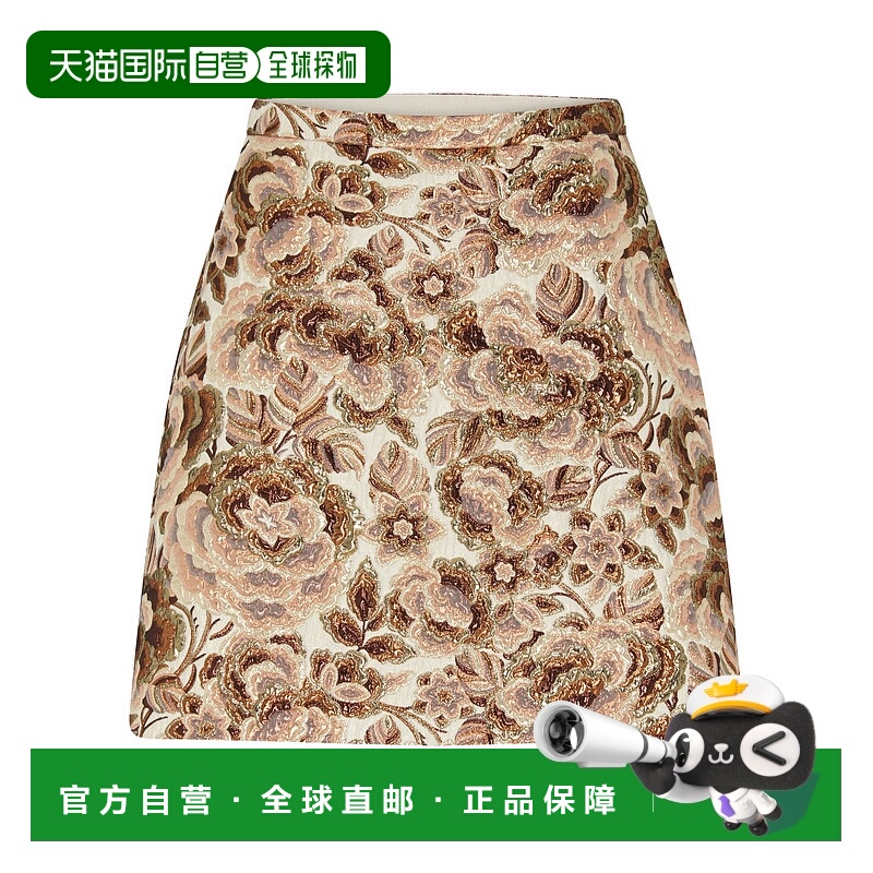 1h可退 香港直邮Valentino 华伦天奴 女士 Mossi 迷你半身裙羊毛