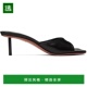 香港直邮Amina Laura Muaddi 1h可退 女士 黑色 凉鞋 LAURASLIPPE