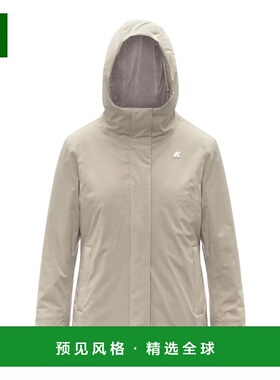 香港直邮K-WAY 女士夹克 K71324WB2X AW2025 灰色 LIL SOFT TOUCH