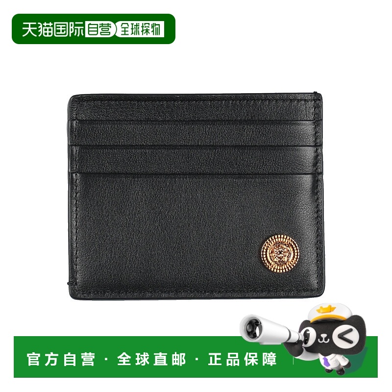 1h可退 香港直邮Versace 范思哲 男士 卡套 black黑色 舒适时尚