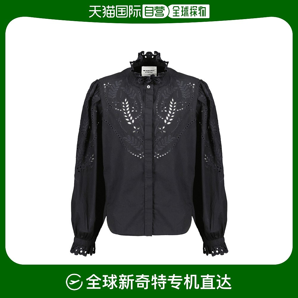 香港直邮Isabel Marant Etoile 长袖镂空衬衫 CH0083FAA3J10E 女装/女士精品 衬衫 原图主图