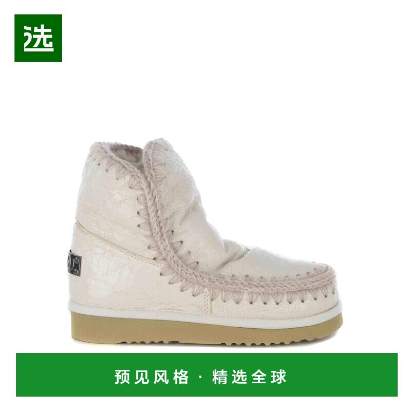 香港直邮MOU 女士靴子 101001BWRSW AW2024 白色雪地靴