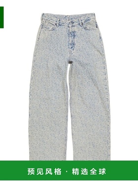 香港直邮Acne Studios 字母组合牛仔长裤 A00433牛仔裤直筒裤