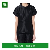 STUDIO 黑色 女士T恤 香港直邮LOULOU PEROLIBLK SS2025 圆领