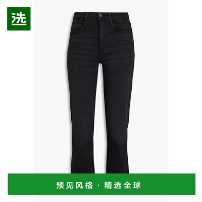 1h可退 【美国直邮】FRAME|Le High Straight 高腰直筒七分牛仔裤