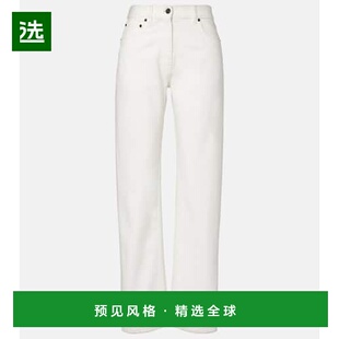 香港直邮The Row 女士 Wesler 直筒牛仔裤 white白色 舒适时尚