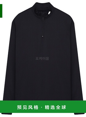 韩国直邮Hydrogen圆领卫衣日常时尚百搭半拉链领LS G00558-007