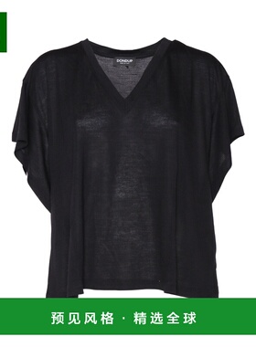 香港直邮DONDUP 女士针织毛衣 DS021JF0349DXXX999 SS2025 黑色