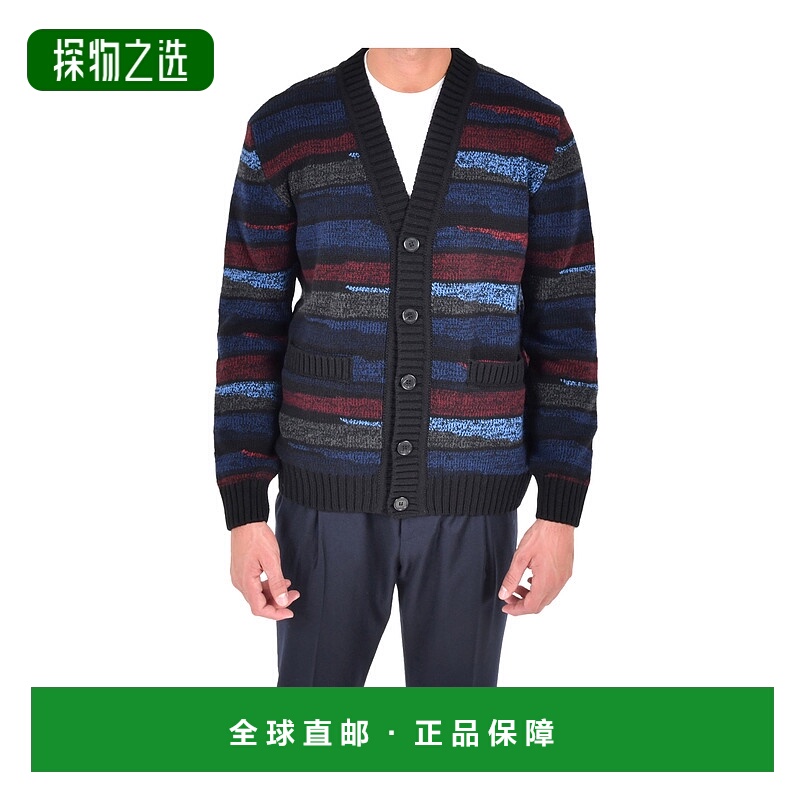 香港直邮Missoni 纯羊毛嵌花开衫 US25WM0JBK01D8