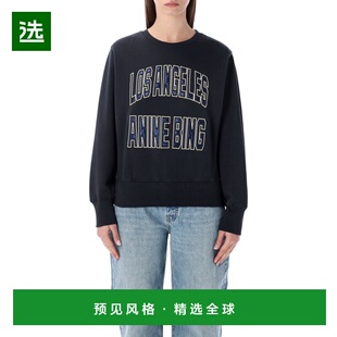 香港直邮Anine Bing 女士卫衣 A0811677VTG3 SS2026 黑色 Sweatsh
