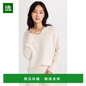 香港直邮LISA 羊绒毛衣 YANG 1h可退 女士 Mila beige米色 舒适时