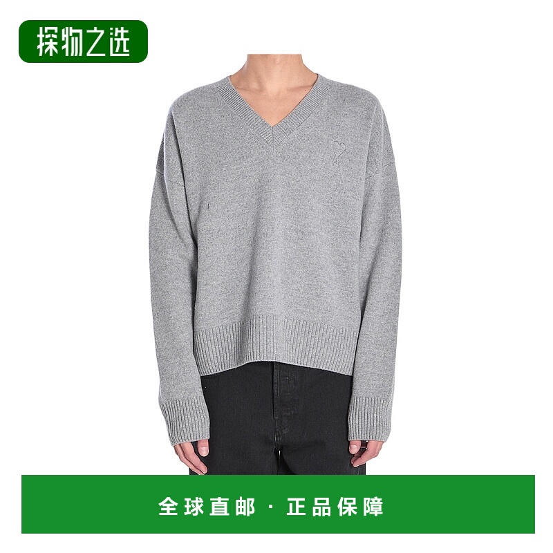 香港直邮Ami Paris 长袖毛衣 UKS820KN0071.