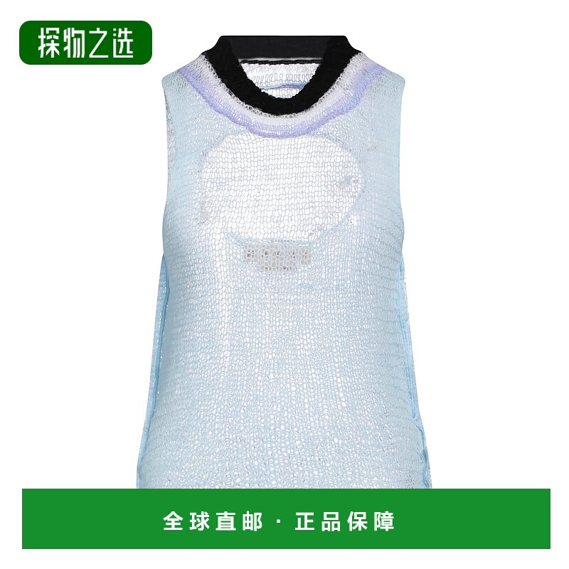 香港直邮Marni 玛尼 女士 上衣 blue蓝色 舒适时尚羊绒羊毛