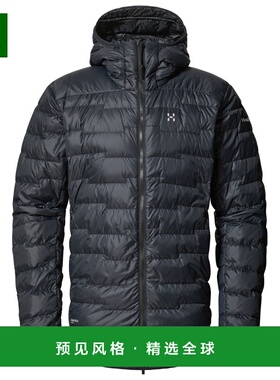 香港直邮haglofs 男士羽绒服 0046190TRUEBLACK CO 黑色外套