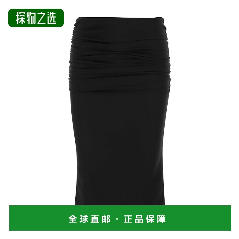 香港直邮Versace 褶皱半身裙 10059301A00523范思哲