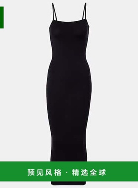 1h可退 香港直邮Wolford 女士 Fatal 吊带中长连衣裙 black黑色
