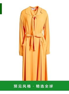 1h可退 香港直邮Iceberg 冰山 女士 中长连衣裙 orange橙色 舒适
