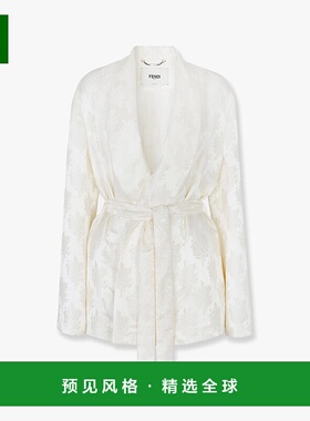 香港直邮Fendi 芬迪 女士 裹身夹克 FJ7626AQ3G white白色 舒适时