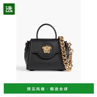 香港直邮Versace Medusa 范思哲 鹅卵石纹皮质肩 女士 1h可退
